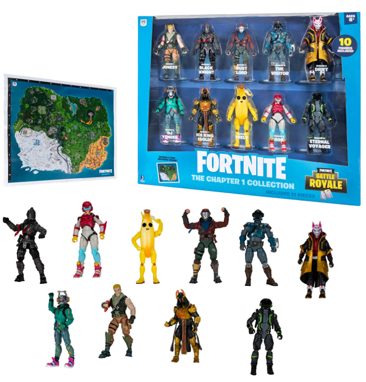 

Большая Коллекция Фигурок Фортнайт 10 шт Fortnite The Chapter 1 Collection Jazwares FNT0465