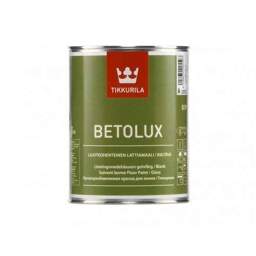 

Краска для бетонных и деревянных полов Бетолюкс Tikkurila BETOLUX белая