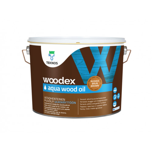 

Водоразбавляемое глубокопроникающее колеруемое древесное масло Teknos Woodex Aqua Wood Oil