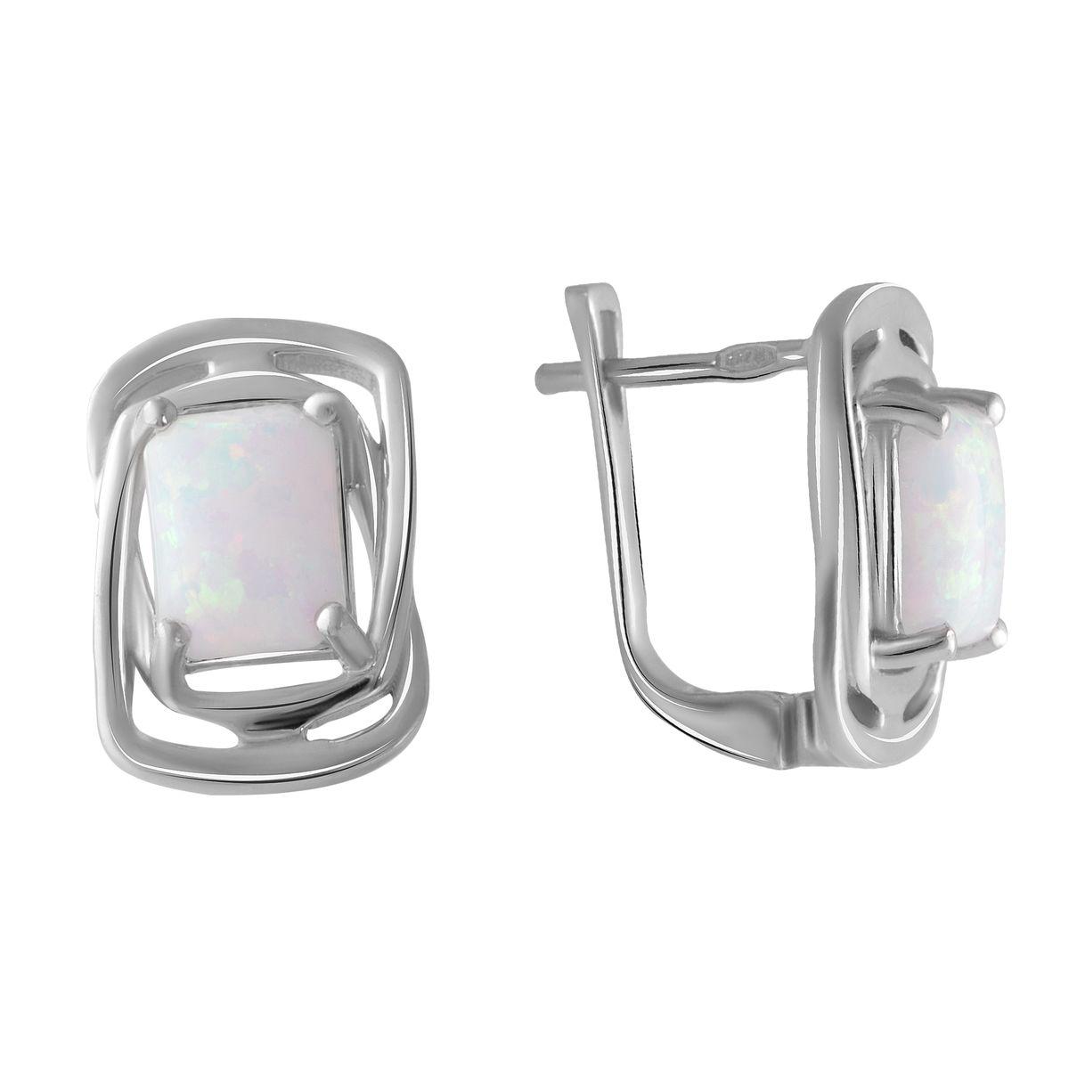

Серебряные серьги SilverAlex с опалом