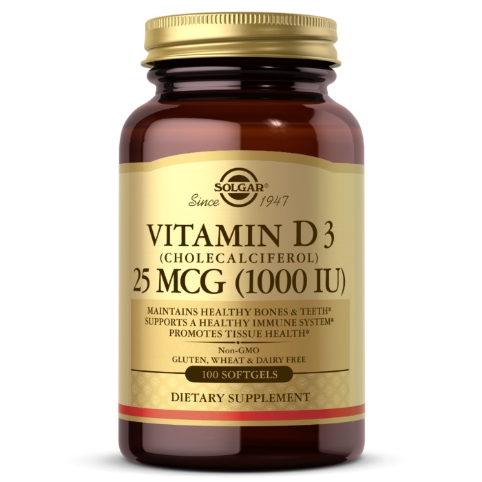 

Витамины Solgar Vitamin D3 (Cholecalciferol) 25 mcg 1000 IU Softgels 100 капс Без вкуса (2188f51)