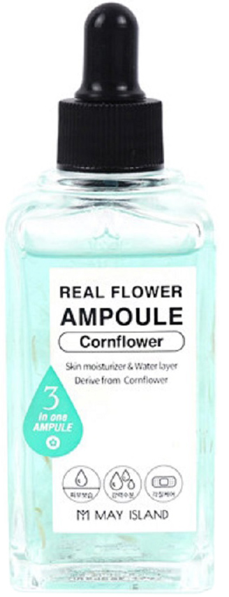 Акція на Ампульная сыворотка с лепестками василька May Island Real Flower Ampoule Cornflower 100 мл (8809515400501) від Rozetka UA