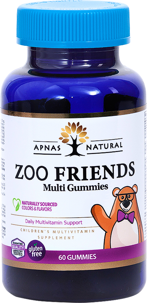 

Жевательные мишки Apnas Natural 21th Century Zoo Friends 60 шт (74098527619)