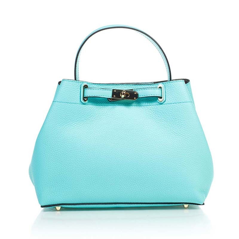

Женская кожаная сумка Italian Bags Мятный