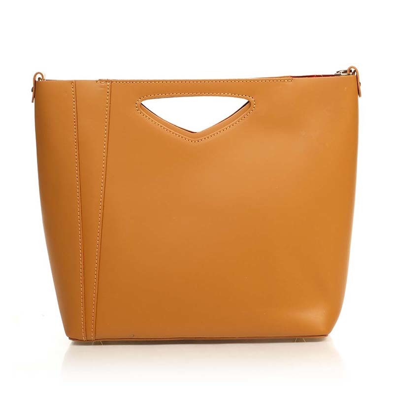 

Женская кожаная сумка Italian Bags Коньячный