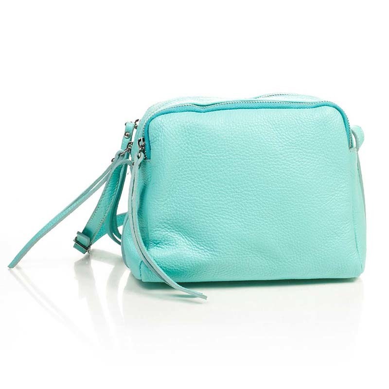 

Женская кожаная сумка-клатч Italian Bags Мятный