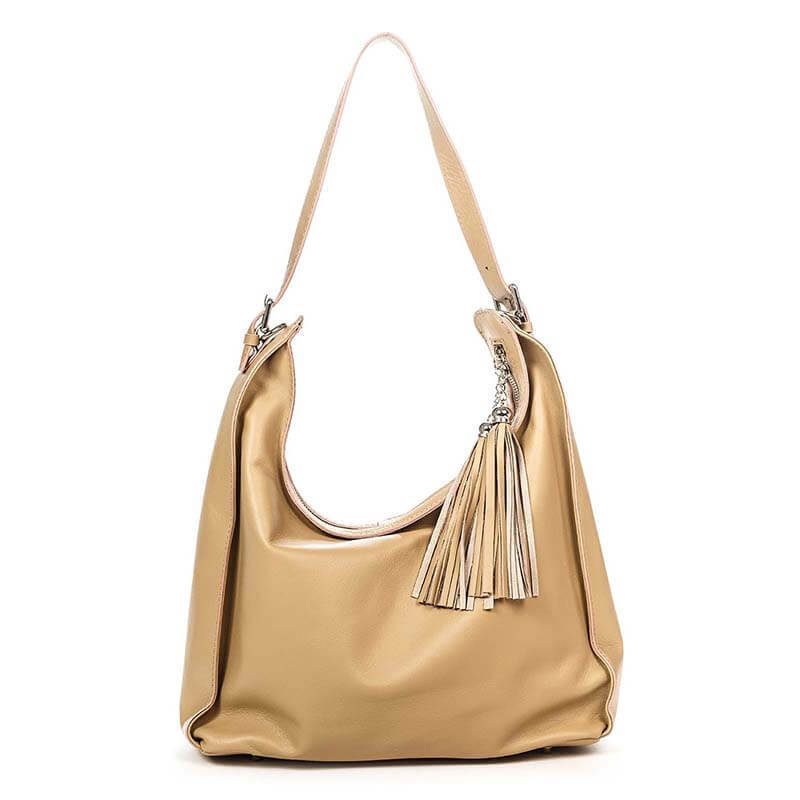 

Женская кожаная сумка Italian Bags Таупе