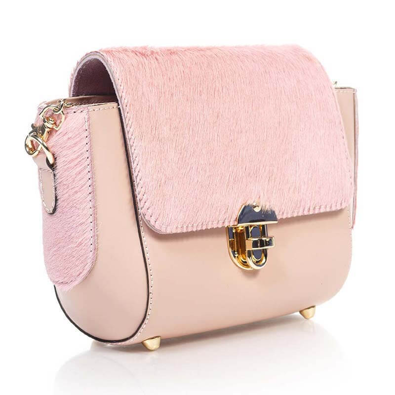 

Женская кожаная сумка Italian Bags Розовый