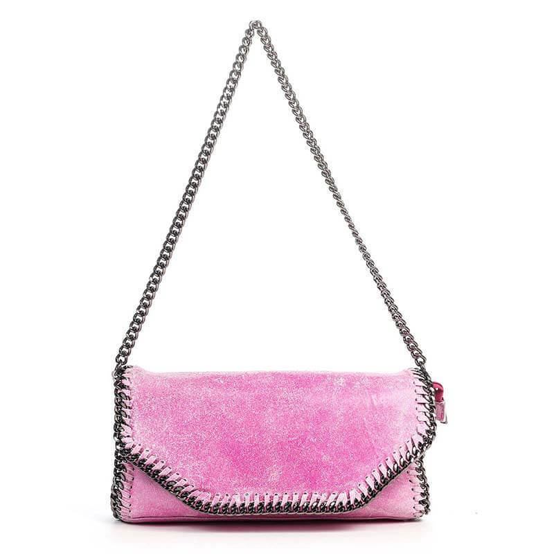 

Клатч кожаный Italian Bags Розовый
