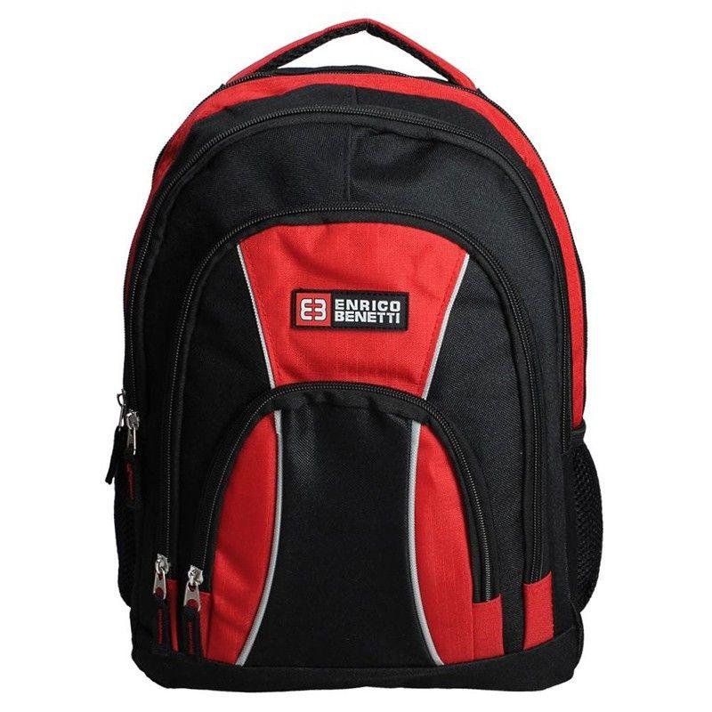 

Городской рюкзак Enrico Benetti MARTINIQUE 14 л Black-Red