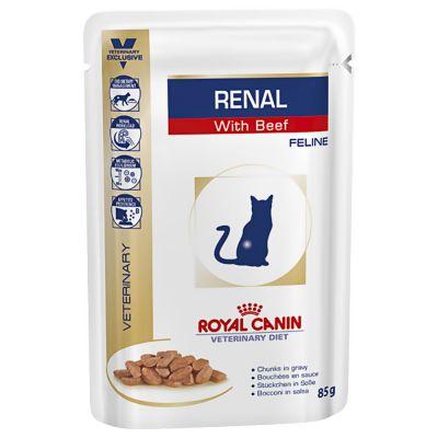 

Лечебный влажный корм для котов Royal Canin Renal With Beef Feline 12 шт(упаковка) (4031001up)