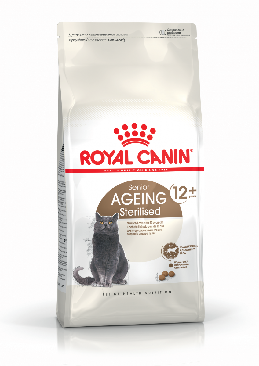 

Сухой корм для котов Royal Canin Ageing Sterilised 12+ 2 кг (2565020)