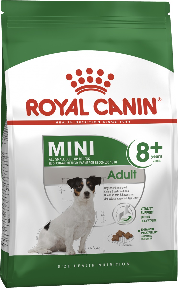 

Сухой корм для собак Royal Canin Mini Adult 8+ 2 кг (30020209)