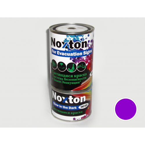 

Люминесцентная краска для систем безопасности NoxTon "Фиолетовая" (белая полупроз., фиолет. свеч.)