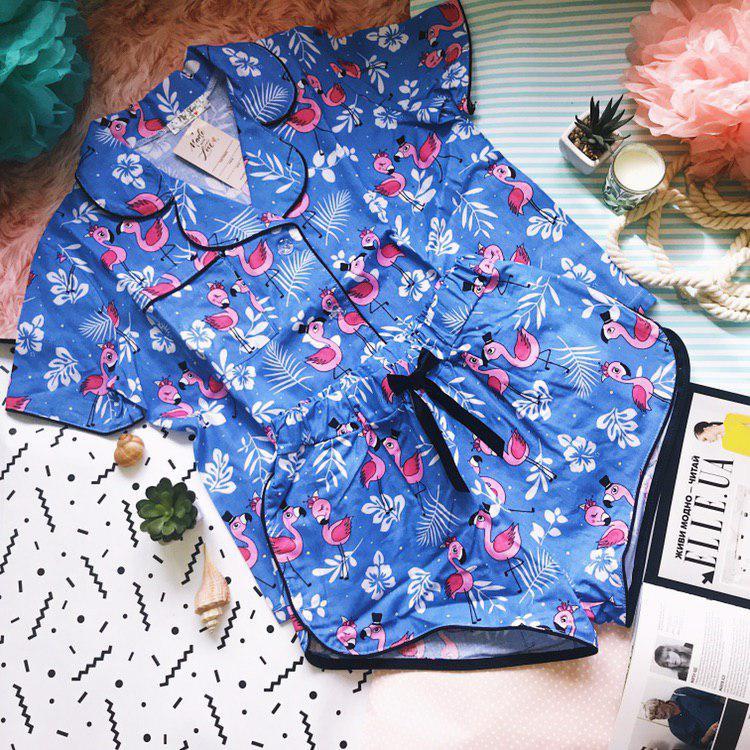 

Пижама Zhmurchenko Brand S-L Синяя 00607