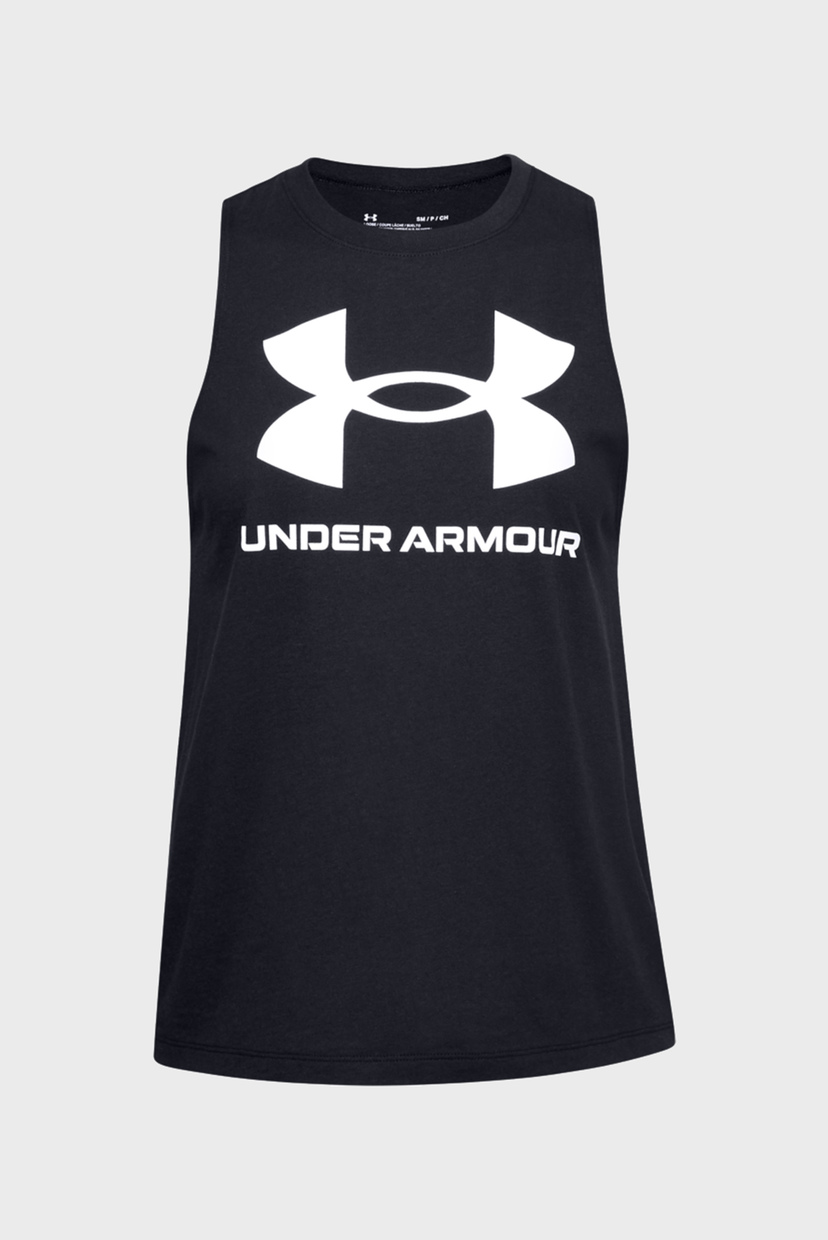 

Женская черная майка UA Sportstyle Graphic Tank Under Armour MD 1356297-001