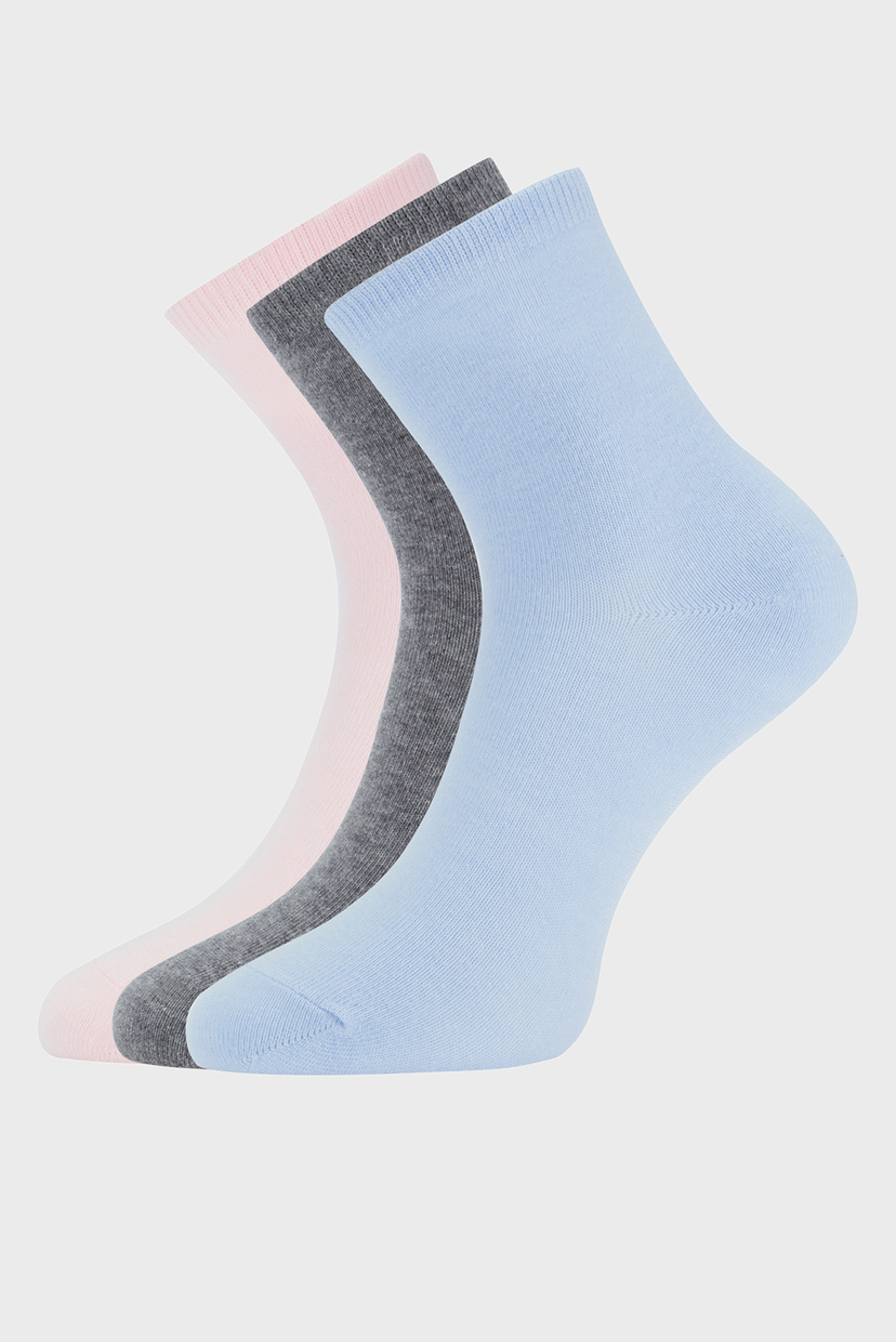 

Женские хлопковые носки (3 пары) Oodji 35-37 57102466T3/47469/4025N