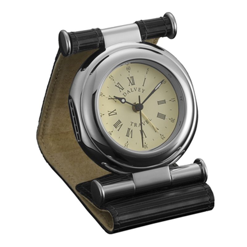 

Часы дорожные Travel SP в коже "Mignon" черн. кварц 80х56мм (G430) Dalvey D00434