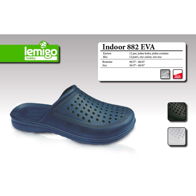 

Тапочки Lemigo Indoor 882-40/41 синие EVA (882-(40-41)