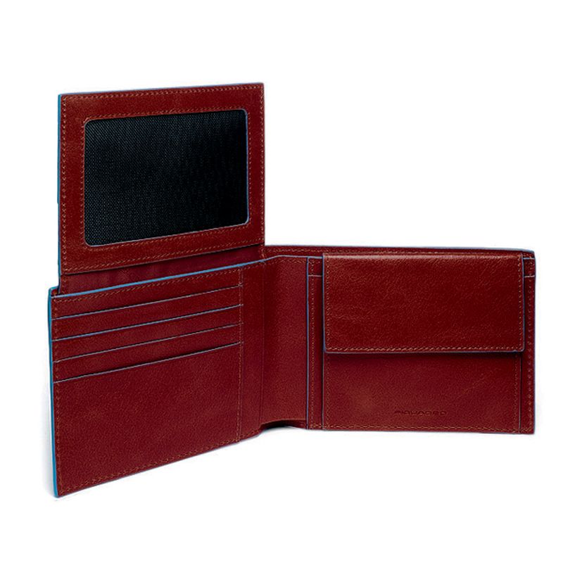 

Портмоне Piquadro Blue Square/Red
