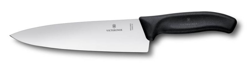 

Кухонный нож Victorinox SwissClassic Carving 20см широк. с чёрной ручкой (68063.20)