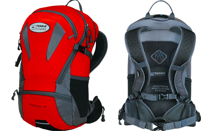 

Рюкзак спортивный Terra Incognita Velocity 20 (красный / серый)