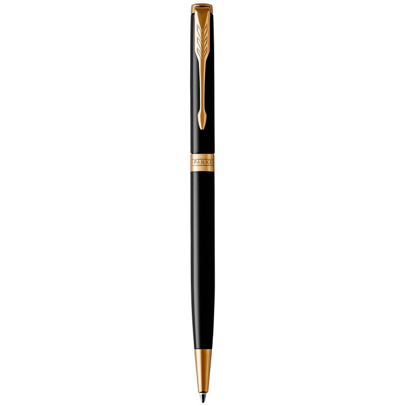 

Ручка-роллер Parker Sonnet 17 Slim Black Lacquer GT BP 86 031