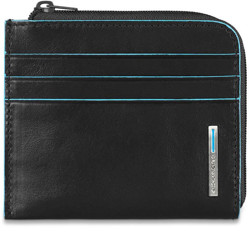 

BL SQUARE/Black Монетница с отдел. д/кред.карт с RFID защитой (10,5x9x1,5) Piquadro PU3410B2R_N