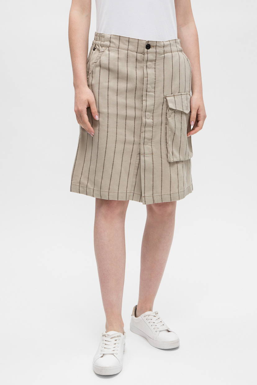 

Женская бежевая юбка в полоску G-Star RAW S D09425,A072