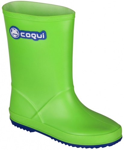 

Детские резиновые сапоги Rainy, Coqui, зелёные с синим (30) (12-50071)