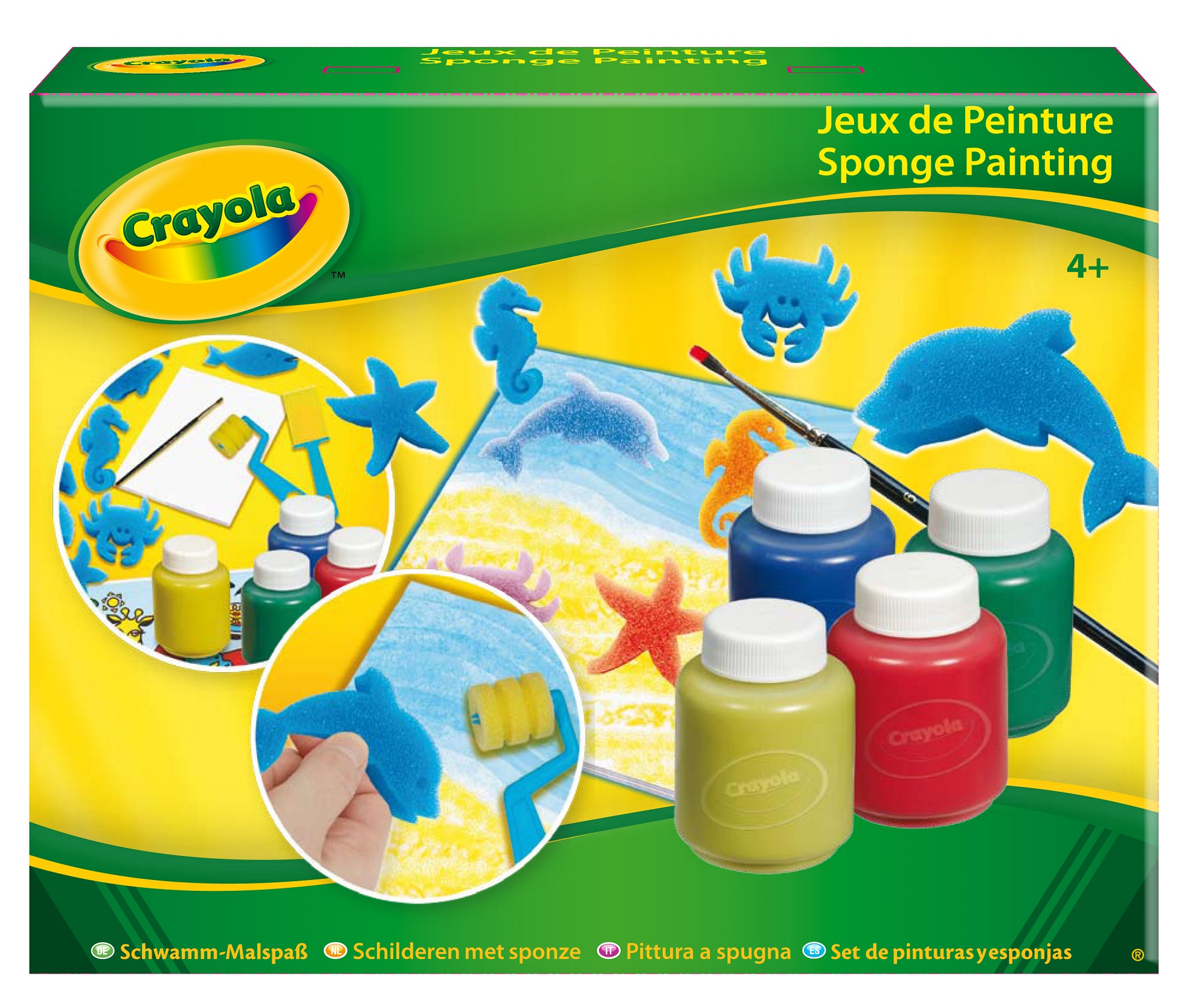 

Набор для рисования гуашью со штампами и валиком, Crayola (12-668)