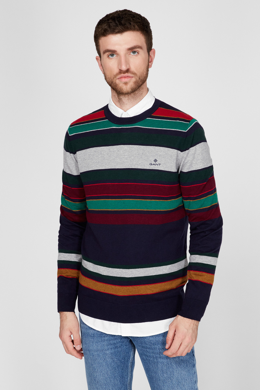 

Мужской джемпер в полоску MULTI STRIPE Gant S 8050098