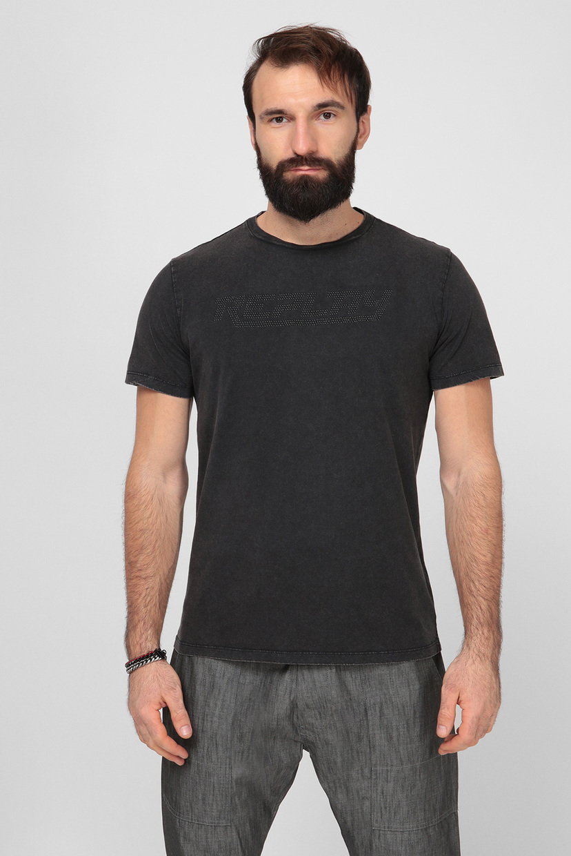 

Мужская черная футболка Replay XL M3150 .000.22658M