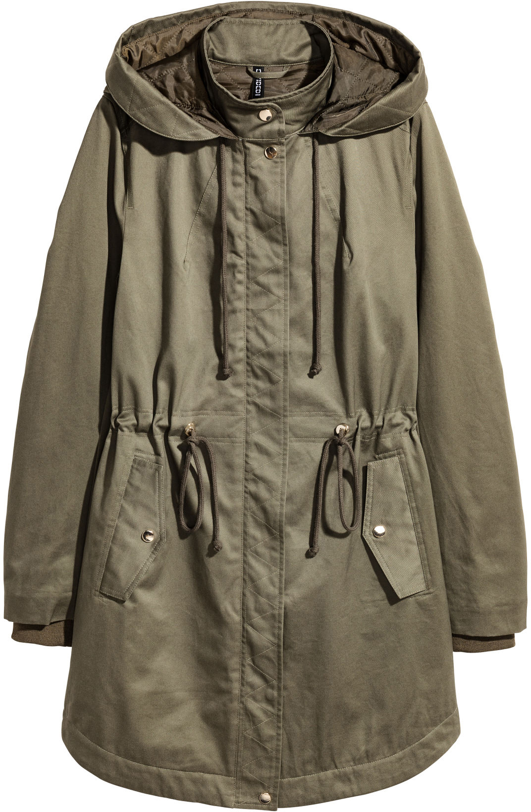 

Парка H&M 0393447-6 36 Хаки