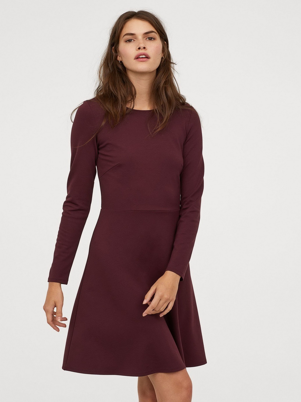 

Платье H&M 0685468-8 M Бордовое