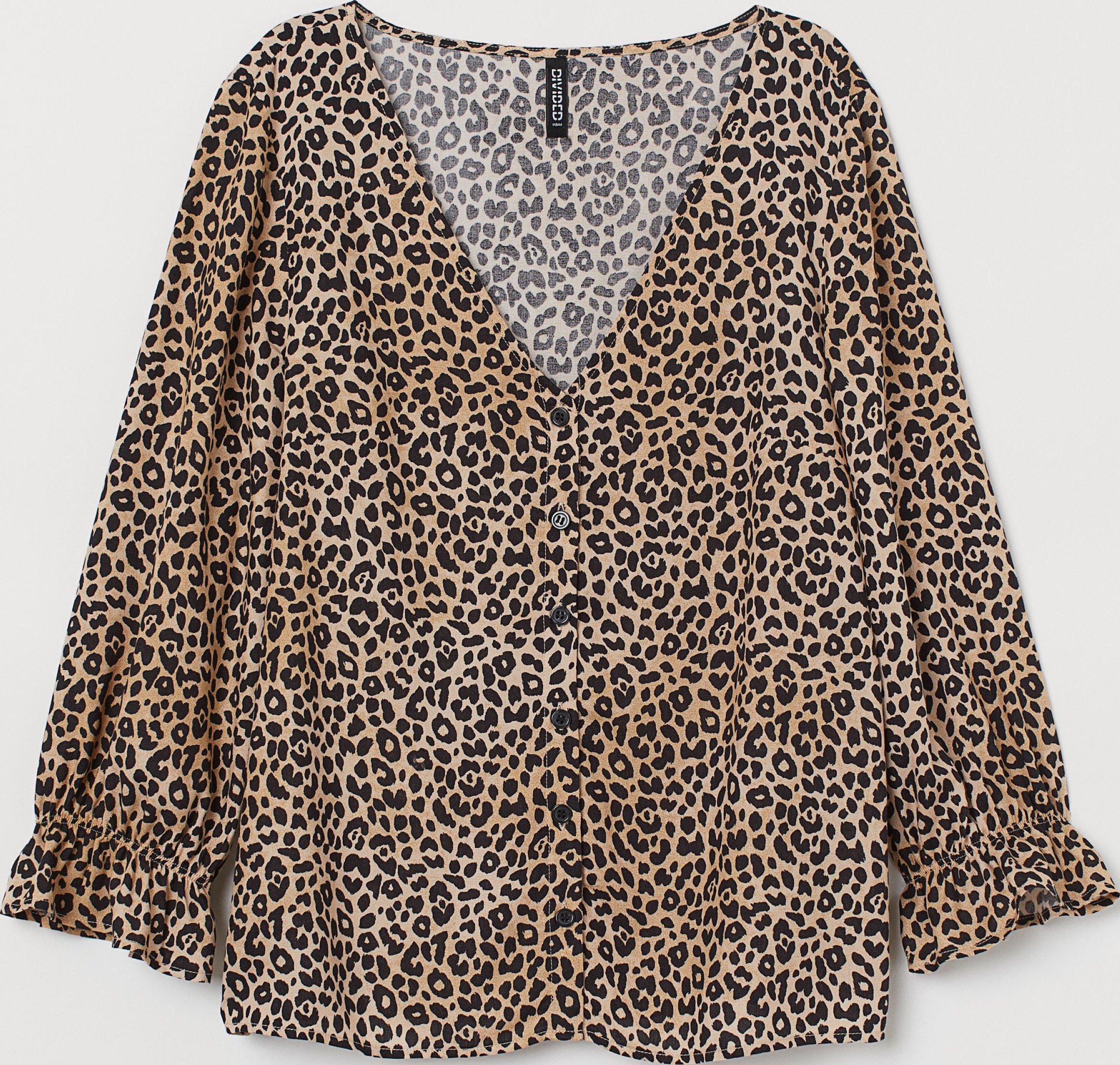 

Блузка H&M Divided 0794574 42 Леопардовая