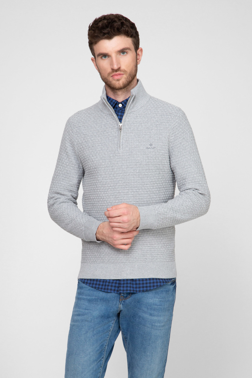 

Мужская серая кофта SIGNATURE WEAVE Gant XXL 8050069