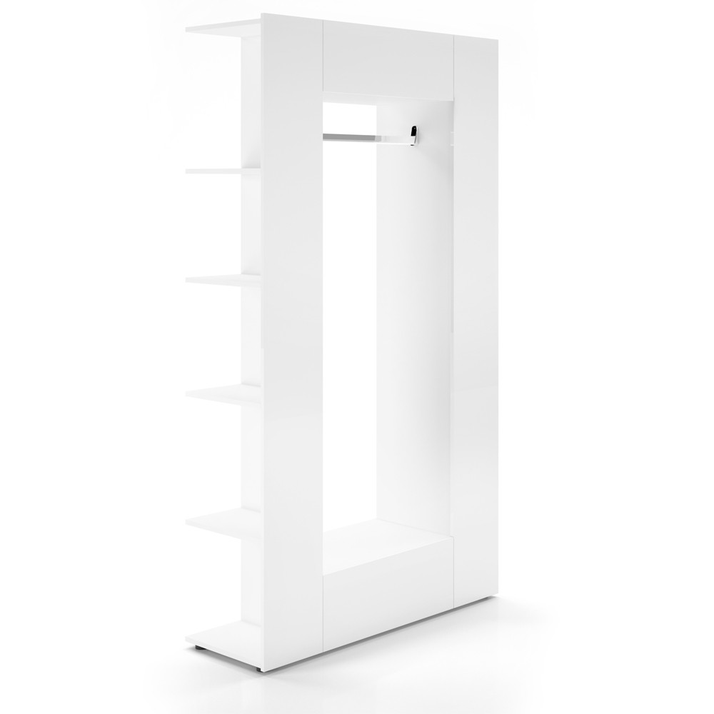 

Мини гардероб с отсеком для обуви Vicco 106x192, белый