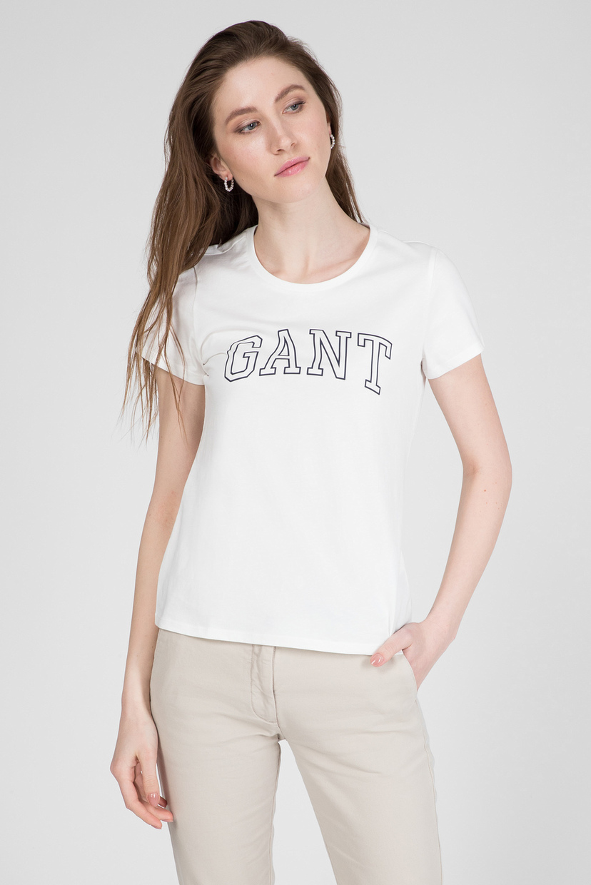 

Женская белая футболка ARCH LOGO CAPSLEEVE Gant XS 4200409
