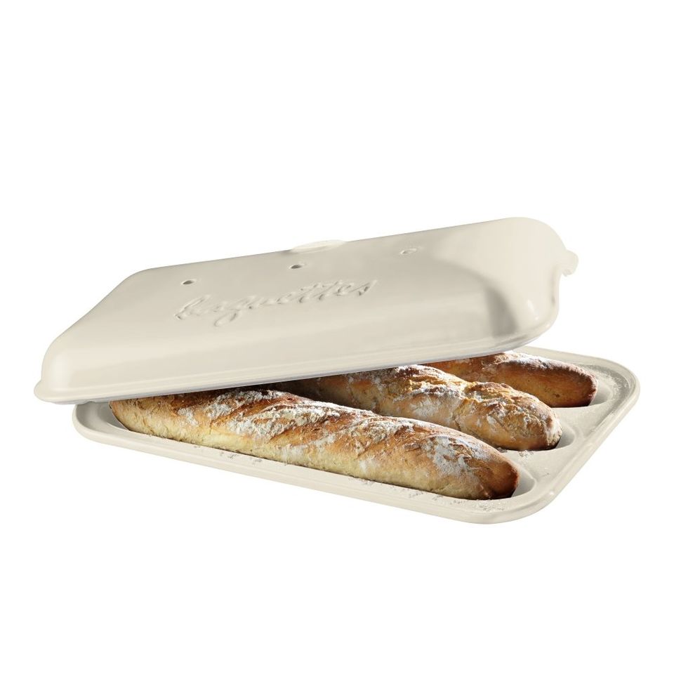 

Форма для выпечки багетов Emile Henry Specialized Cooking 02 - глина 39x23x10см 505506