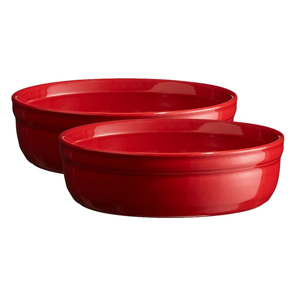

Набор форм порционных для крем-брюле Emile Henry Ovenware 34 - бордо 13см 344013