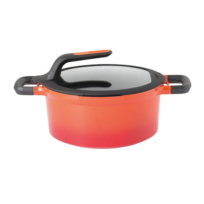 

Кастрюля с крышкой BergHOFF Stay Cool Red- 4,7л 2307402