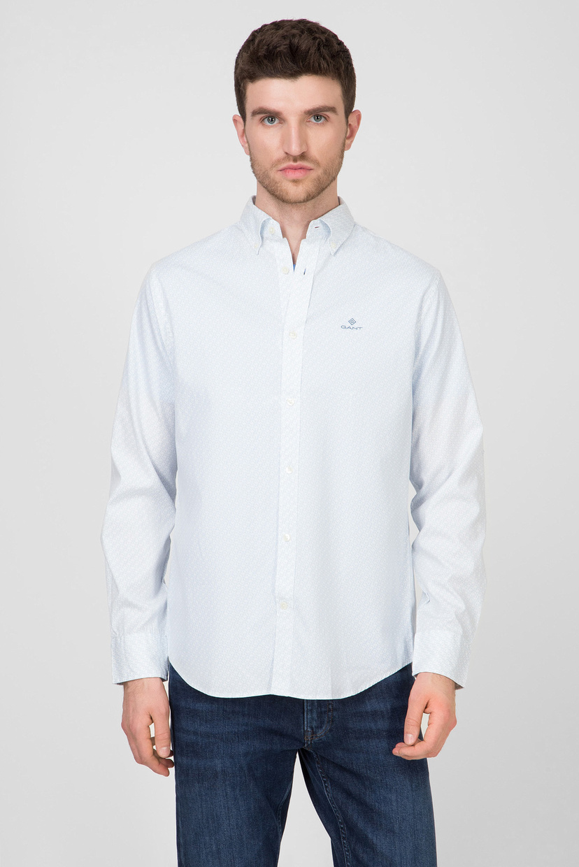 

Мужская голубая рубашка MICRO PRINT Gant XXL 3007070
