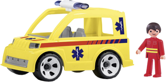 

Машинка MultiGO EFKO Скорая помощь со спасателем (TOYS23219)
