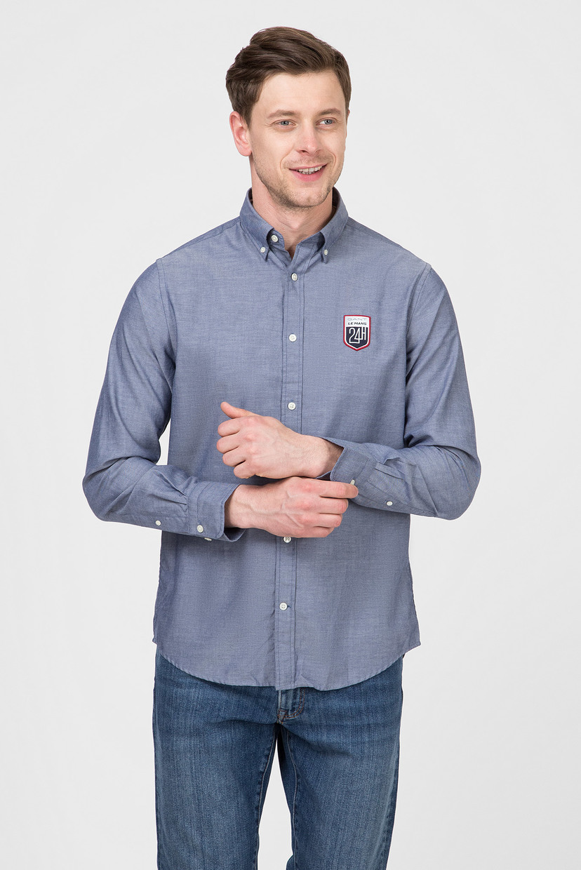 

Мужская синяя рубашка LM Gant  3023030, Мужская синяя рубашка LM Gant XL 3023030