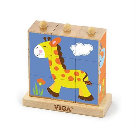 

Пазл-кубики Viga Toys "Сафари"