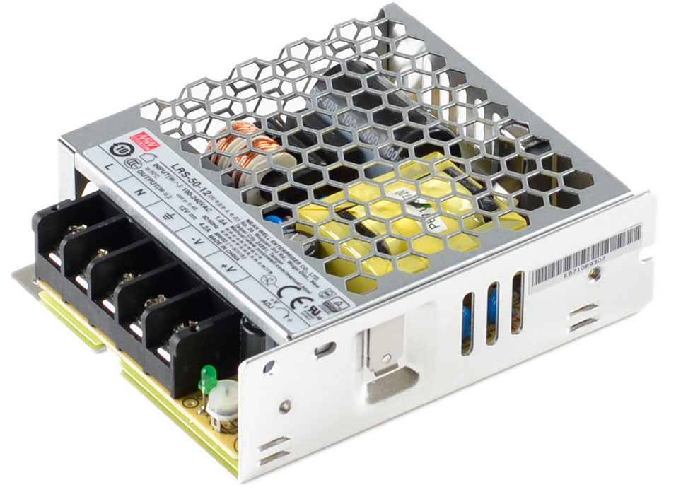 

Блок питания MeanWell 50Вт 12V (LRS-50-12) негерметичный