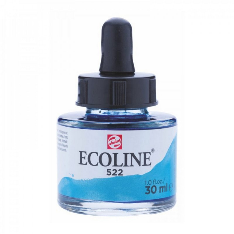 

Краска акварельная жидкая Royal Talens Ecoline (522) 30 мл бирюзовый синий (8712079407193)