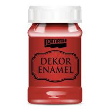 

Краска акриловая глянцевая Pentart Dekor Enamel 100 мл красный (5997412795752)