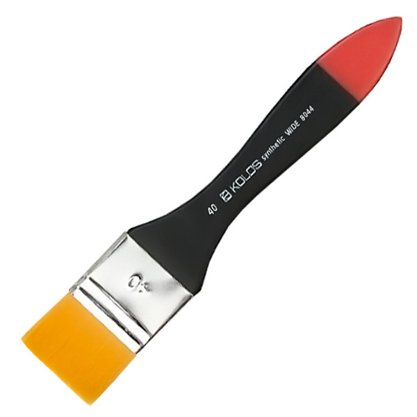 

Кисть синтетика Rosa Wide 8044 Kolos флейц №40 кор. ручка (4823064902327)